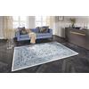 ELLE Decoration Keshan Masad - Tappeto orientale a pelo corto, stile vintage, orientale, classico, per soggiorno, sala da pranzo, corridoio o camera da letto, colore: blu zaffiro, 80 x 150 cm
