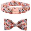 Unique Style Paws Collare per cani con papillon, collare regolabile o guinzagli per cani e gatti, piccolo, medio, grande