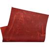 HAPPER STUDIO Pelle bovina spessa 1,6 mm Pull-Up Crazy Horse - Fogli in vera pelle per fai da te (A5 (148 x 210 mm), rosso, 1)