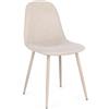 Bizzotto Sedia Da Pranzo Per Interni New Irelia Tortora E Beige Bizzotto