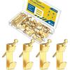 Uniclife 20 Pezzi Gancio per Quadri Heavy Duty 45 kg per Cartongesso e Legno, Ganci per Appendere Quadri Chiodi, Accessori Appendere Quadri, Ganci Cornici Ganci Quadri Appendere Foto Specchi Dipinti