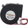 Pwshymi Ventilatore di Raffreddamento Senza Spazzola, Ventola di Raffreddamento con Ventilatore d'Aria a Doppia Sfera per Picnic Attrezzature per Il Riscaldamento da Campeggio Barbecue 12V 2.4A