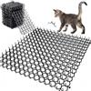 YARUJING 12 Pezzi Dissuasori Per Gatti Con Punte 15x20 cm Picchi Rete Anti Gatto Tappetino Anti Gatto Con Punte Tappeto Anti Gatto Tappetino Repellente Dissuasore Per Gatti Per Gat ti Per Prato Giardino