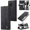 Sojlecyu Cover per Samsung Galaxy Note 20 Ultra 4G / 5G Custodia, a Libro Portafoglio in Premium Pelle PU Porta Carte Flip Case Supporto Protezione Case Cover per Samsung Galaxy Note 20 Ultra 5G, Nero