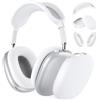 MMOBIEL Custodia in Silicone per AirPods Max Cuffie Custodia in Silicone per Cuscinetti Auricolari, Copri i Padiglioni Auricolari, Copri Fascia - Protezione Morbido Antigraffio - Bianco
