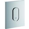 Grohe, Piastra di azionamento per cassette di risciacquo ad incasso ARENA Cosmopolitan 116 x 144 mm, attivazione manuale, cromato, 38857000