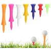 KQDRAVINE 105 Pezzi Tee Golf Plastica, Tee da Golf in PP Resistente, 7 Colori e Altezze, Tee Golf per Allenamento e Golf Invernale