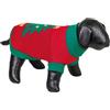 Nobby Maglione per cani Xmas Tree, rosso, verde, 20 cm