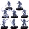 Forged Terrain Rat Warriors Figura di Ratmen in miniatura per giochi di ruolo fantasy da 28 mm Dungeons and Dragons giochi di ruolo in miniatura