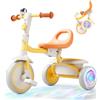 besrey Triciclo per bambini con ruote flash, per bambini dai 2 anni ai 5 anni, triciclo per bambini con campana, regalo per bambini da 2 a 5 anni, regalo e giocattolo per ragazzi e ragazze, triciclo