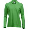 Clique Clothing, maglia a maniche lunghe classica in cotone, da donna, vestibilità moderna, da XS a XXL Verde Acido XX-Large