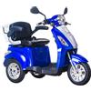 Scooter Z-TECH ZT-15-D "TRILUX PLUS" 3 RUOTE Differenziale per Disabili e Anziani -Blu