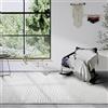 Elle Decor ation Tappeto a pelo lungo, moderno per soggiorno, Shaggy, motivo moderno, morbido bohémien, per soggiorno, camera da letto, 80 x 120 cm