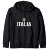 Tee dell'Orgoglio Italiano Italia orgoglio dell'Italia patrimonio grafico italiano Felpa con Cappuccio