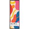 Photoframe4you - Cornice per foto 33x98 cm nera -Vetro acrilico infrangibile - Cornice da parete in plastica resistente per foto, poster, puzzle e certificati - Prodotta in Europa - Nancy