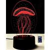 HPBN8 Ltd 3D Medusa Luce Della Notte 3D LED Lampada 7/16 Colori USB Power Telecomando Interruttore Tattile Giocattoli per Bambini Decor di Natale Regalo di Compleanno