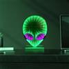 HFHungkeong Insegna al neon aliena, insegne al neon a batteria, lampada da tavolo a LED da tavolo divertente aliena, decorazioni estetiche per camera da letto dei bambini, stanza dei giochi, roba da