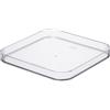 SmartStore Coperchio quadrato, trasparente, per cucina, bagno, ufficio, dispensa, frigorifero, sicuro per alimenti e senza BPA, 20 x 20 x 2,5 cm