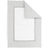 Babybay Crawl Blanket 135X100 Cm, Pearl Grey Stars White - 430 g