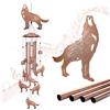 EZTZEN Wolf Wind Chimes for Outside,Wolf Gifts for Women/Men/Sympathy Gift/Memorial Gifts/Birthday Festival Metal windchimes Outdoors/Indoors,Patio,Garden Decor,Home,Porch,Yard Decor