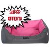 FABOTEX DREAMAWAY SOFÁ BOSTON 65 X 50 X 22 CM GRIGIO + FUXIA MODELLO CP170/H.1