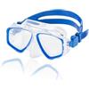 Speedo Maschera subacquea unisex Junior Adventure 430, blu mare, 1Sz
