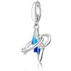 FANCIME x Harry Potter Collaboration - Ciondoli Hogwarts, regalo di gioielli in argento Sterling per donne e ragazze, Argento sterling