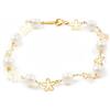 Monde Petit Bracciale per bambini perle - oro giallo 18k (750) - Scatola Regalo - Certificato di garanzia