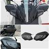 WOOGA copertura di protezione della barra della maniglia paramani moto Protezione antivento per protezione frizione freno per YA&MA&HA X-MAX 125/250/300 2023 2024