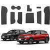 ASC Tappetini Auto Su Misura Per VW T-Cross 2019-2021: Set Di 4 In Moquette Con Battitacco In Gomma E Bordo Antiscivolo, Prodotto In Italia - 2