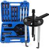 MIGUBIGU 21 in 1 Estrattori Cuscinetti Interni, Estrattore Cuscinetto Ruota Moto con 6 Misure di Pinze, Separatore Cuscinetti per Smontaggio di Cuscinetti di Auto, Macchine, Elettrodomestici e Motori