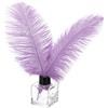 PATIKIL 30 Pz Piume Struzzo Naturali Ingrosso 8-10 Pollici/ 20-25 cm Grandi Piume Struzzo per Artigianato Decorazione Casa Matrimonio Festa Decorazione Vaso (Viola Chiaro)