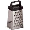 Weis Mini grattugia a Lati in Bianco, Acciaio Inox, Acciaio Inossidabile, Silver/Black, 4 x 3.5 x 7.5 cm