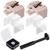 Sinbana 2pz Ricambio Puntine per Giradischi per Audio-Technica, Stilo Diamantato con Spazzola Compatibile con Audio-Technica AT-LP60X AT-LP60XBT AT3600L AT-LP2D-USB AT-PL300 e Altro Ancora