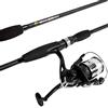 Wakeman Combinazione di Canna da Pesca e Mulinello, 2 Pezzi, Serie Strike ad Azione Media, Mulinello da 198 cm, Attrezzatura da Pesca per spigola e Trota (Oro), 2 m