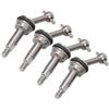 Dilwe 4 pezzi albero giunto per auto RC, albero giunto di trasmissione in metallo resistente per K969 K979 K989 K999 P929 P939 1/28 parti di aggiornamento per auto RC