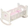 ROBUD Letto per Bambole Accessori per Bambole, Letto per Bambole per Bambole da 18 Pollici, Mobili, Giocattoli in Legno per Bambini Piccoli, Regali per Ragazze dai 3 Anni in su