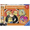 Ravensburger 08016 8 Puzzle Cattivissimo Me 3, 3x49 Pezzi