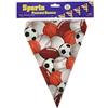 Beistle sport bandierine, 25,4 cm by 12-feet