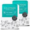 LILLYDOO Teli cambio LILLYDOO - 60 x 60 cm, confezione da 20 pezzi, super morbidi, senza profumi e lozioni, ideali per pelli sensibili, dermatologicamente testati