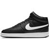 Nike CD5436-001 NikeCourt Vision Mid Donna, Black/White EU 43
