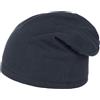 Hutshopping Boston Oversize Beanie per Lui e per Lei, 30 cm di lunghezza, taglia unica 55-64 cm, cotone elasticizzato, berretto in jersey disponibile, blu, estate/inverno