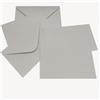 JEYEFFE 100 Buste 9x14 cm con 100 Bigliettini, Argento, Inviti e Auguri | Set 100 mini buste 9 x 14 cm colore argento + 100 bigliettini bianchi: inviti, bomboniere, segnaposto, auguri