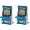 Teorema Giocattoli, Mini Arcade Game, Console Retro Game Portatile con Classici Videogiochi 8-Bit, Schermo LCD e Suoni, Game Boy Elettronico Tascabile, Pile Incluse, Doppio Colore Casuale (Rosso/Blu)