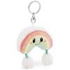 NICI 62302 Nibsi Portachiavi a Forma di leprotto, Compagno Fedele per Lo Zaino o la Borsa di Grandi e piccini, 7 cm, Multicolore