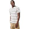Wrangler Stripe Polo Shirt, Bianco, M Uomo