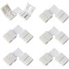 Wowled RGB LED striscia connettori, 4 pin flessibile, cavo adattatore cavo, 10x 4Pin 10mm L Shape Connector