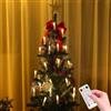 TUIBEIDAMAI Candele per Albero di Natale con Telecomando, Candele a LED con Clip per Albero di Natale, Candele di Natale Senza Fiamma, Decorazioni Natalizie