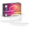 Philips Hue White and Color Ambiance Gradient Lightstrip, Strisce Luminose a LED Smart, 2 M, Strisce LED con 16 Milioni di Colori, Luci Smart con Bluetooth, 1600 Lumen