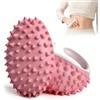 DOCOCO Spazzola da Massaggio in Silicone,Massaggiatore Anticellulite,Scrubber Doccia Corpo per Favorisce il Flusso Sanguigno,Esfoliante